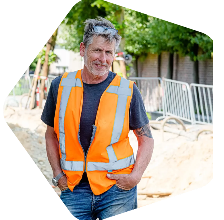 “Ik ben trots op ons werk, omdat we het uitvoeren volgens afspraak.”